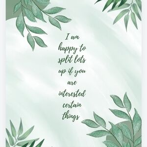 I know I have put a lot of my items In lots